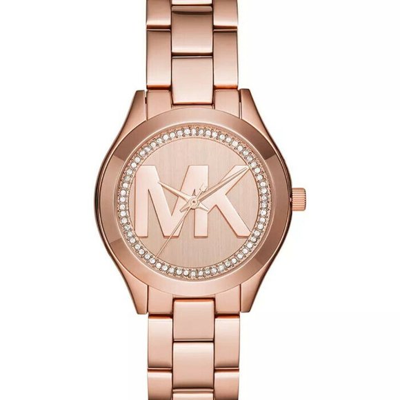 Michael Kors MK3549 MINI SLIM 🦐RUNWAY NEW - Picture 1 of 5